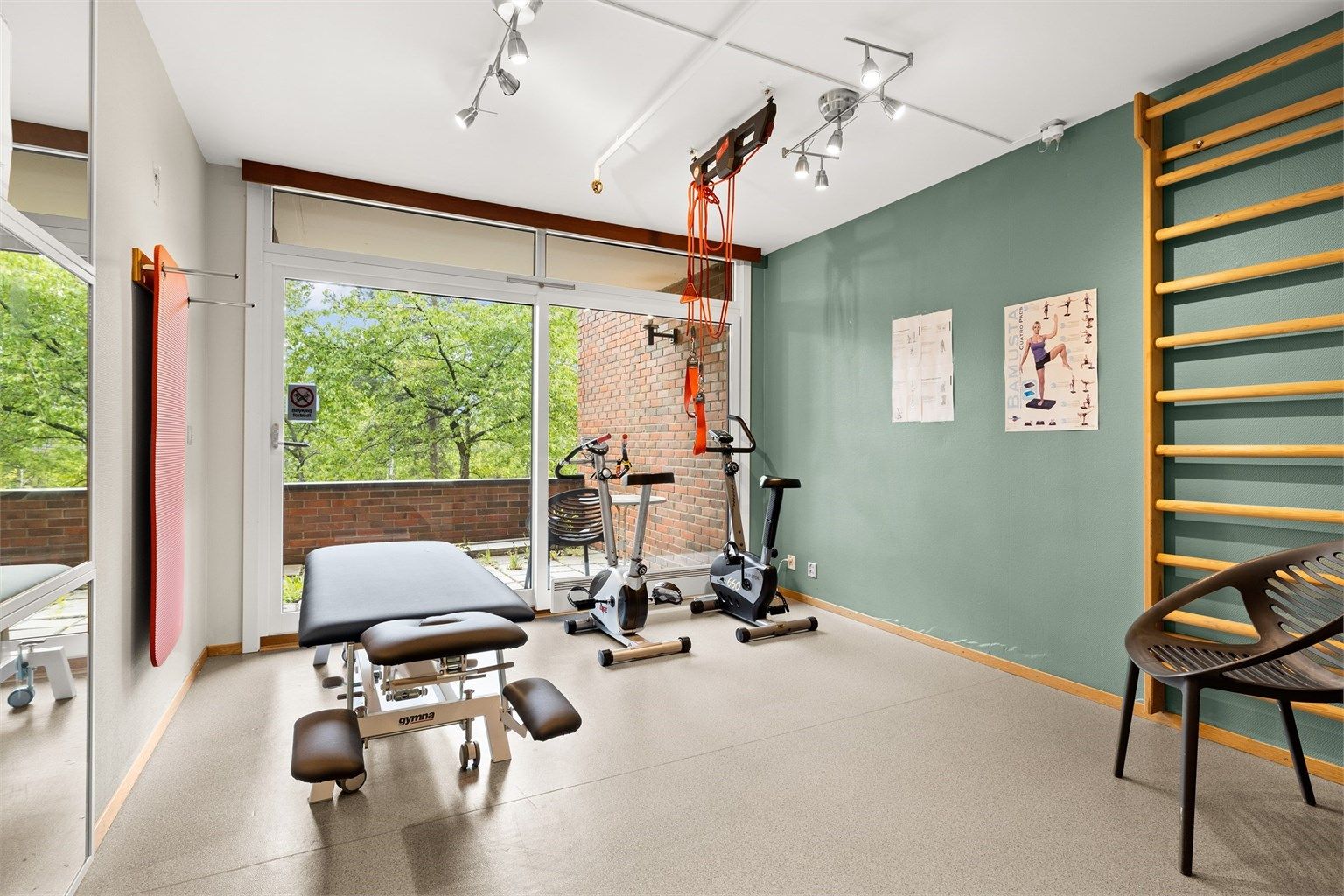 Eget trimrom for beboerne