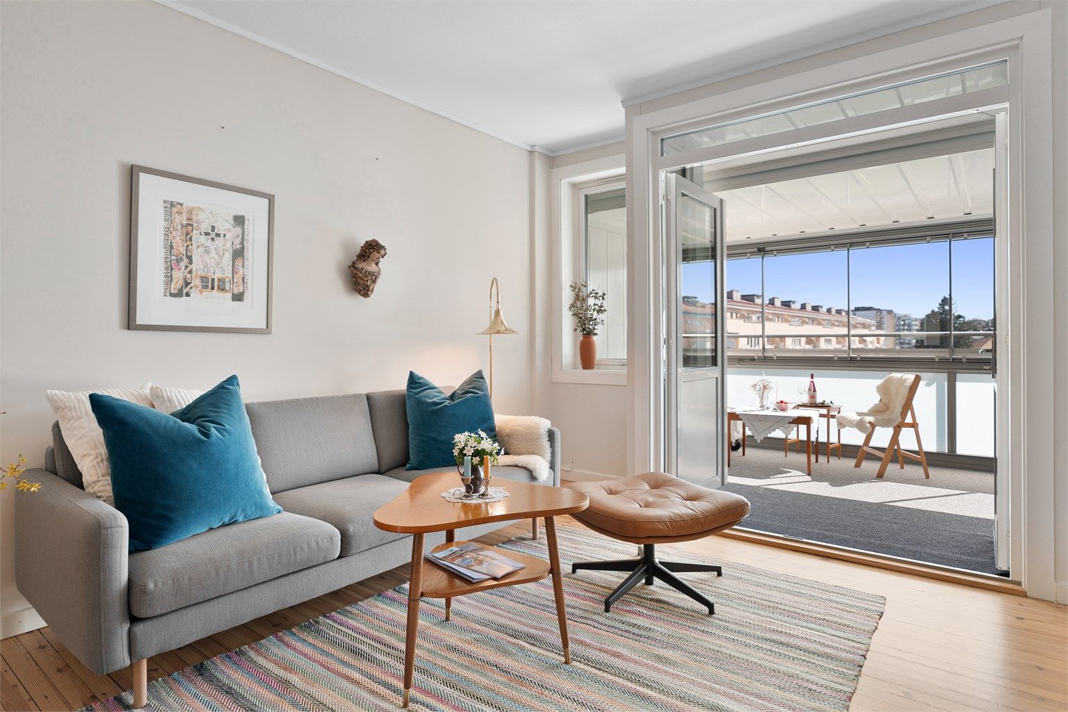 Boligen har minimalt med innsyn, men samtidig flott utsikt