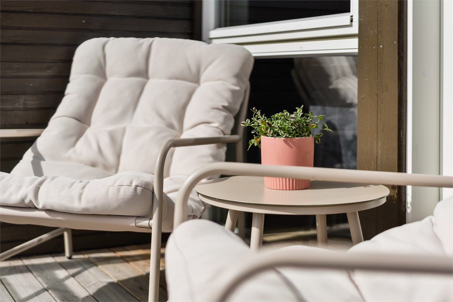 En perfekt plass for morgenkaffen.