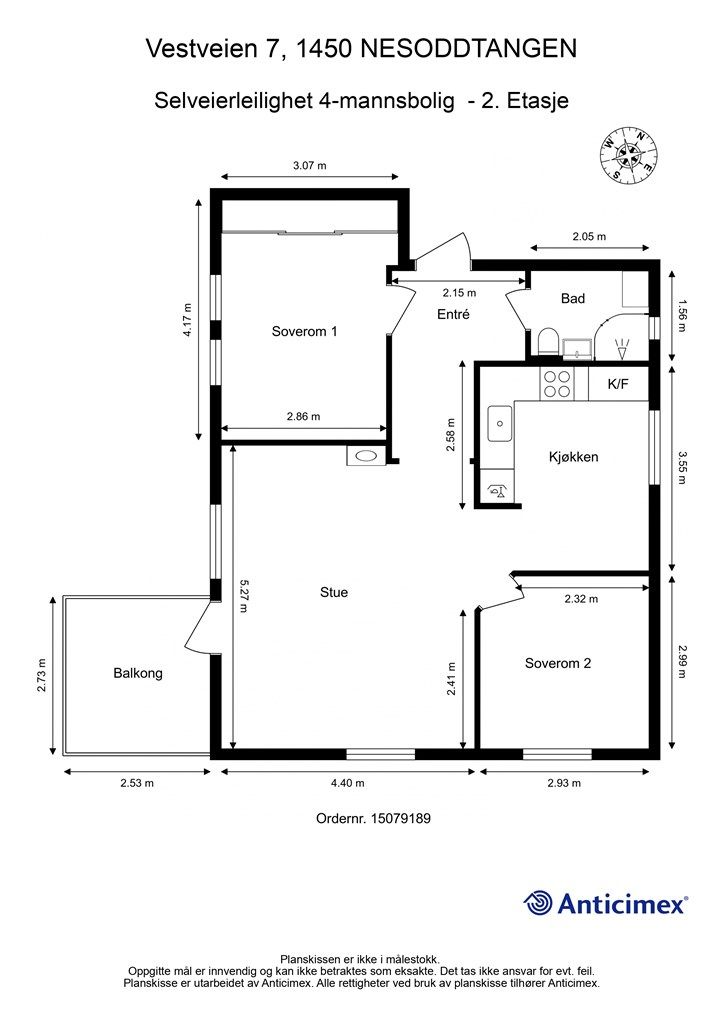 Plantegning 2. etasje