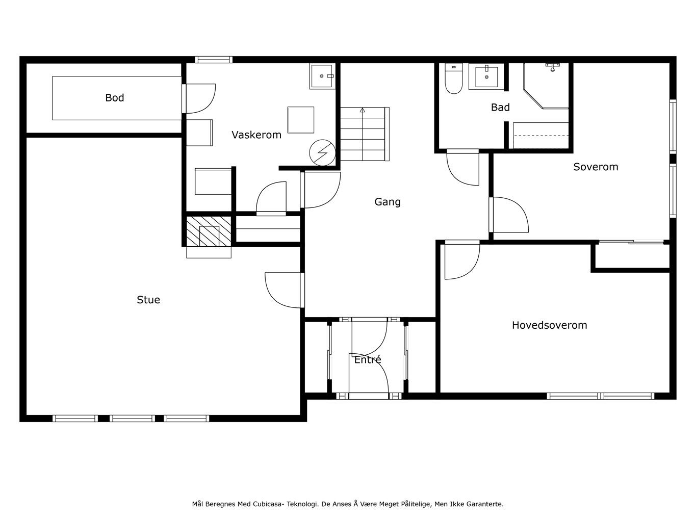 Plantegning underetasje