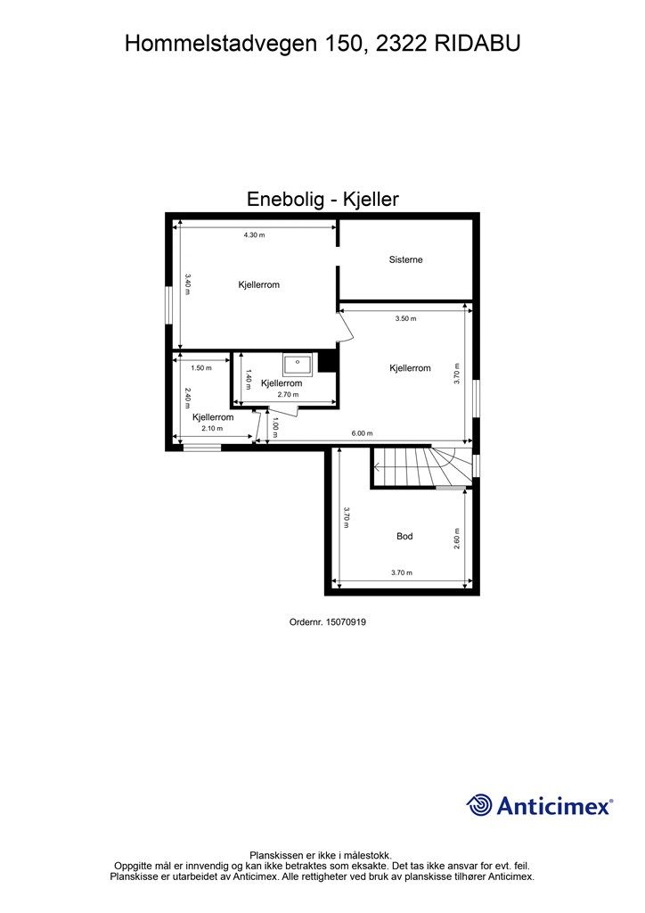 Plantegning Kjeller.