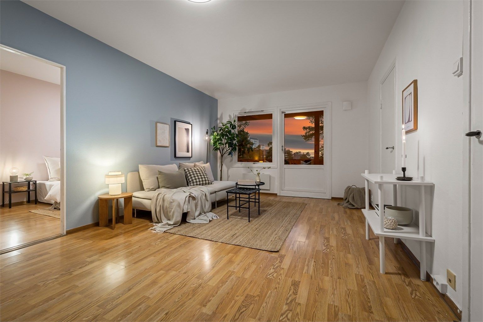 En lys og hyggelig 2-roms beliggende i naturskjønne omgivelser på "toppen av Tonsenhagen"