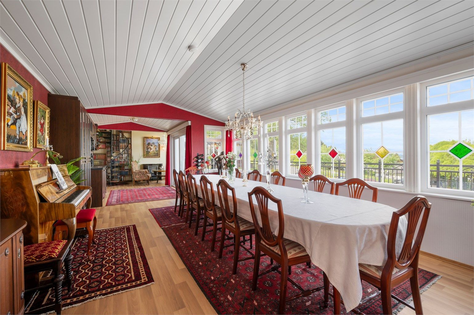 Alle rom har stil, karakter og et meget gjennomført særpreg. 