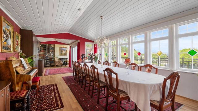 Alle rom har stil, karakter og et meget gjennomført særpreg.