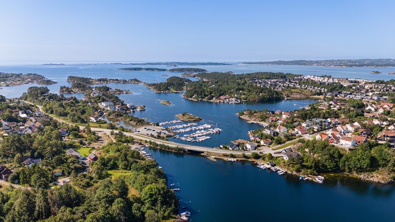 Kort vei ut til Kristiansands skjærgård.