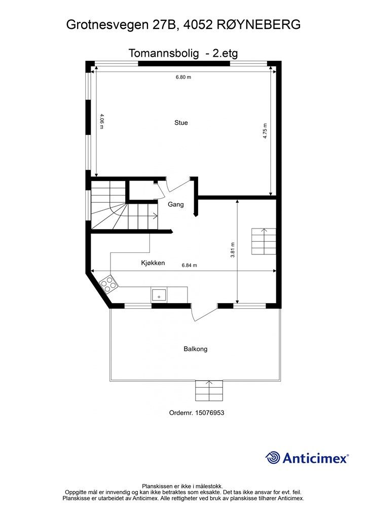 Plantegning 2.Etasje.