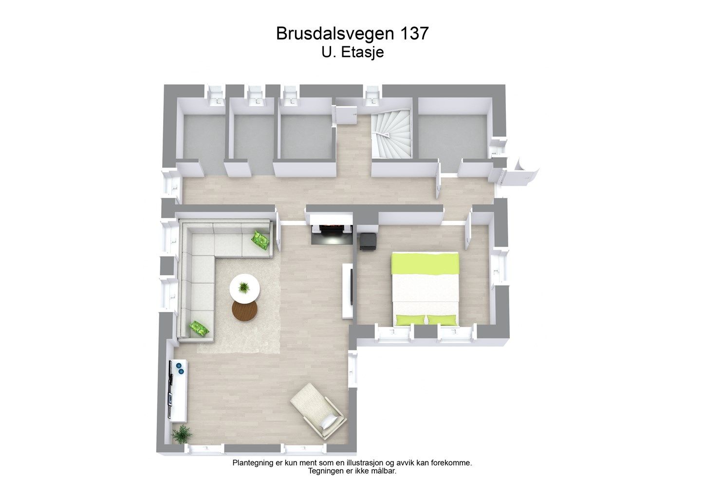 Brusdalsvegen 137 U. Etasje