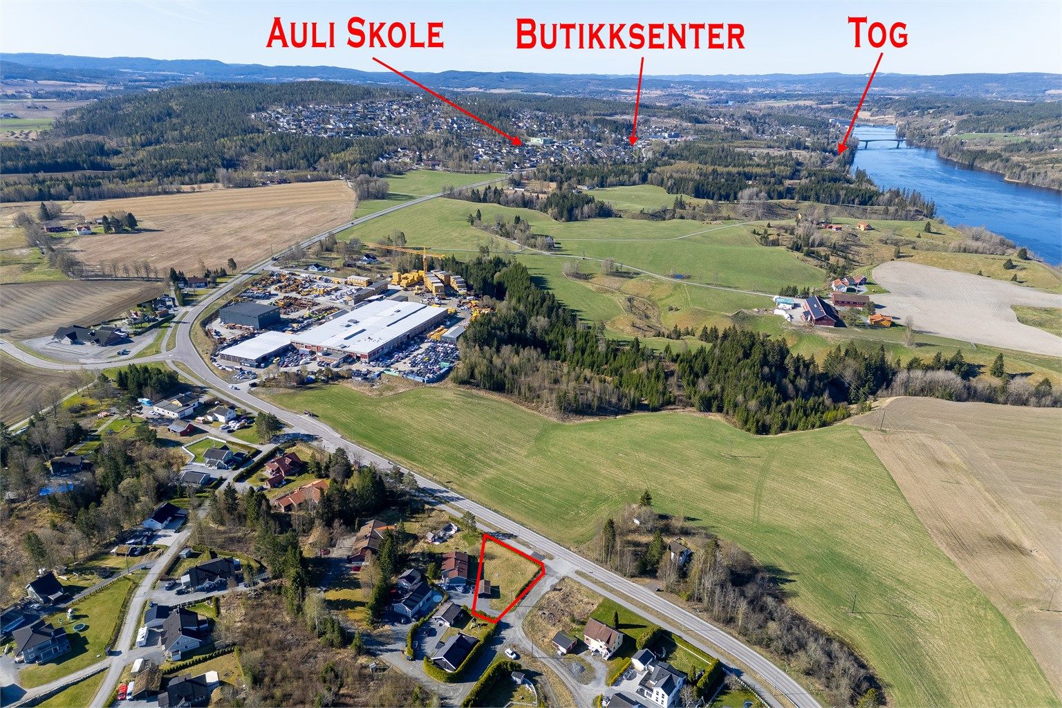 Landlig beliggenhet i Auli