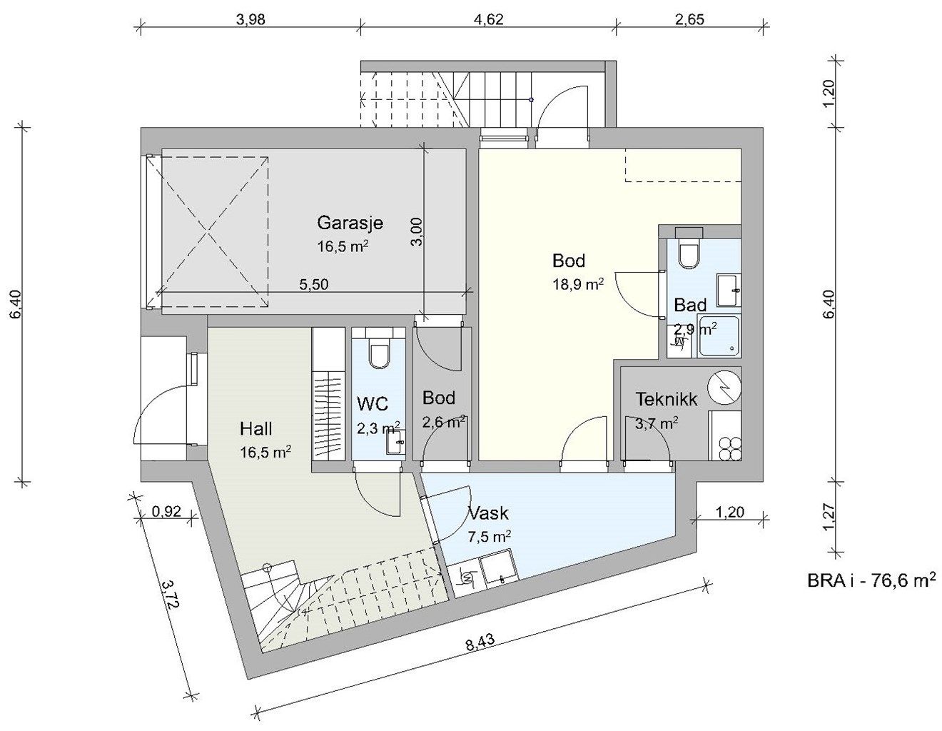 Planskisse underetasje