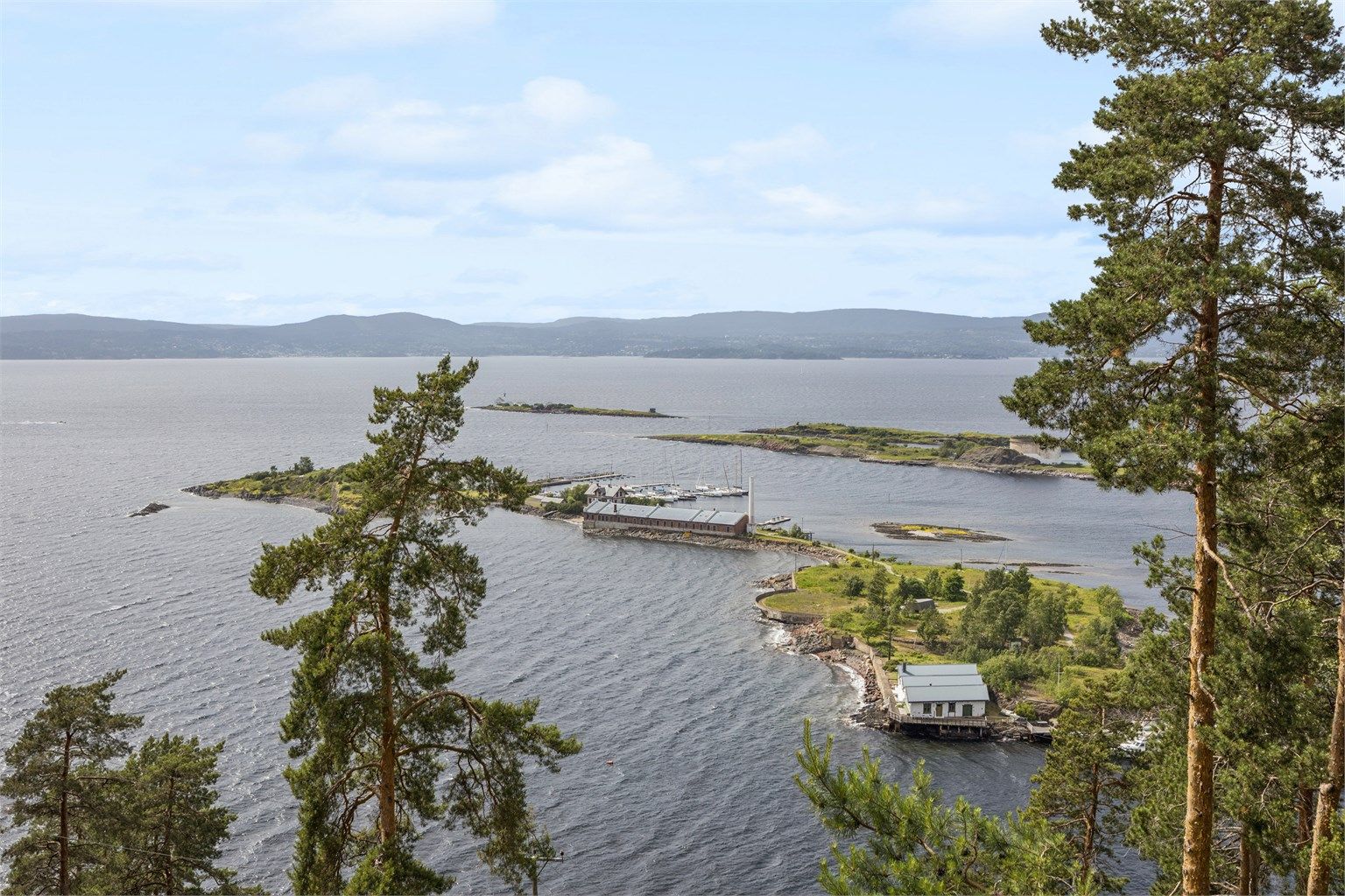 Utsikt til Steilene og innseilingen til Oslo.