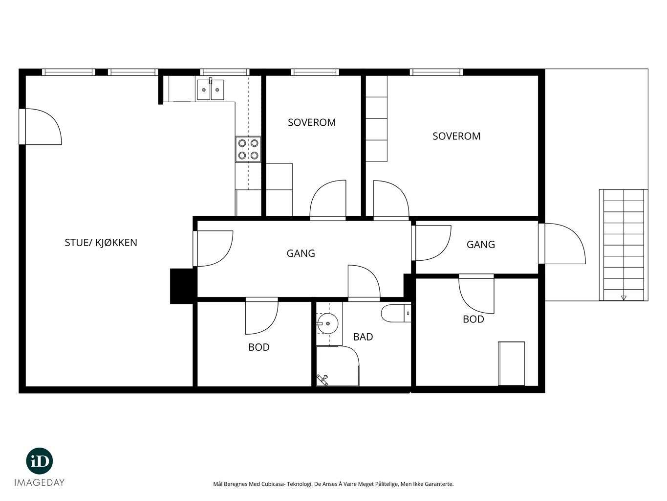 Plantegning - Underetasje