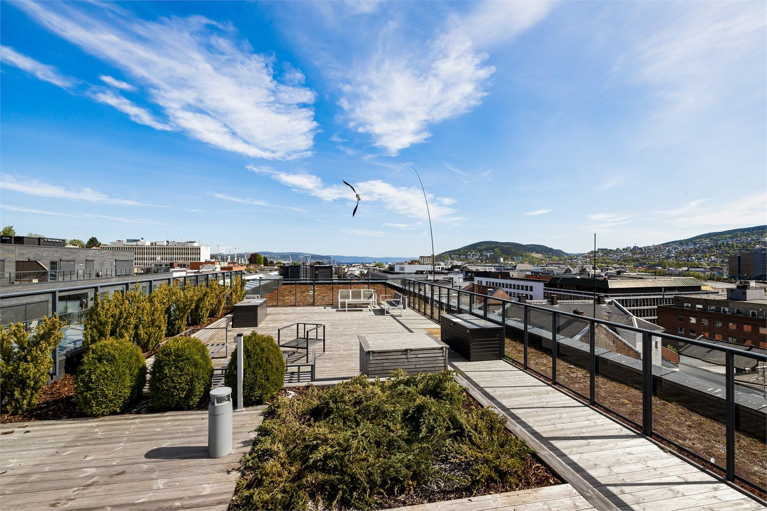 Felles takterrasse.
