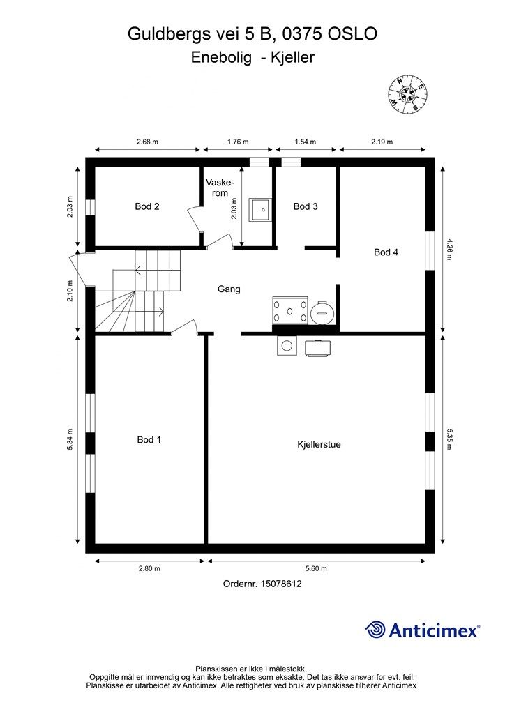 Plantegning - Kjeller.