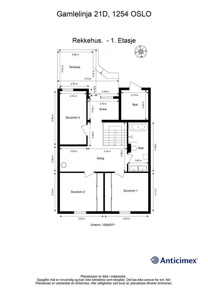 Plantegning - 1. etasje