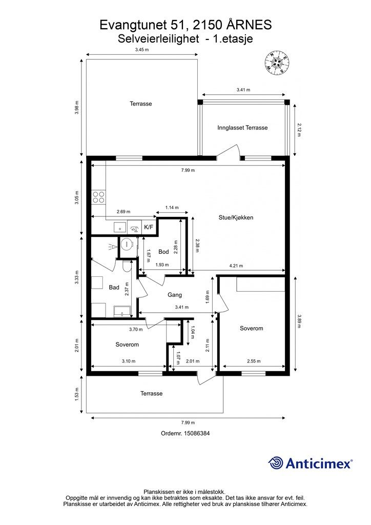 Plantegning - 1.etasje