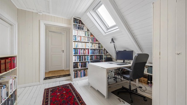 Areal i 3 etg. benyttet til kontorplass.