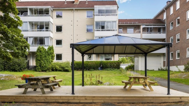 Gamlehagen Borettslag har velholdte fellesarealer for beboerne.