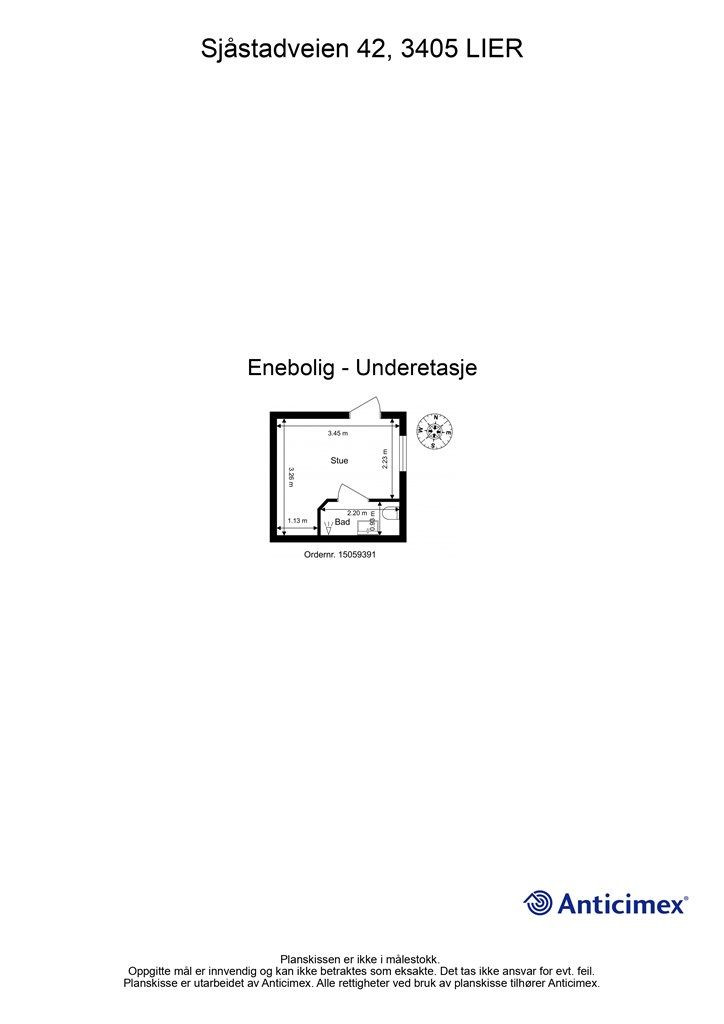 Plantegning - Underetasje