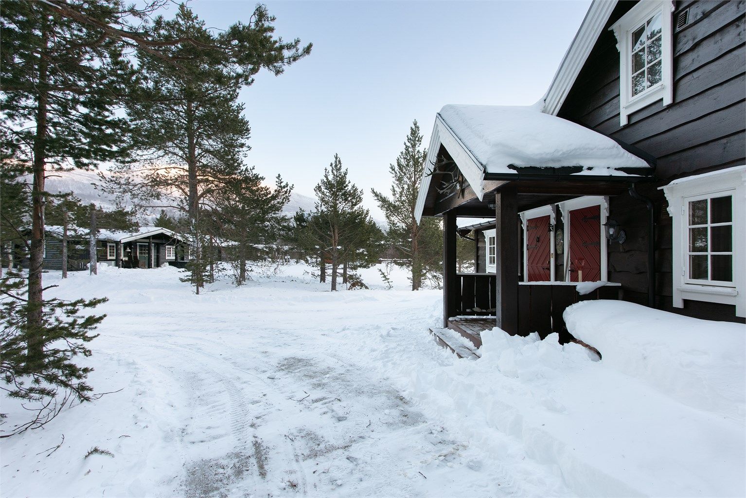 Gode parkeringsmuligheter på egen tomt