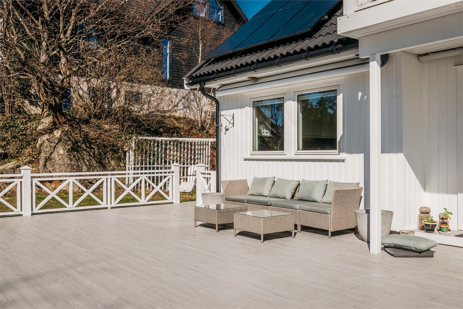 Her er det god plass til å samle venner og familie.