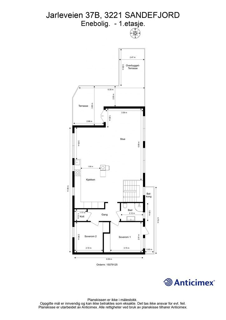 Plantegning 1.etasje