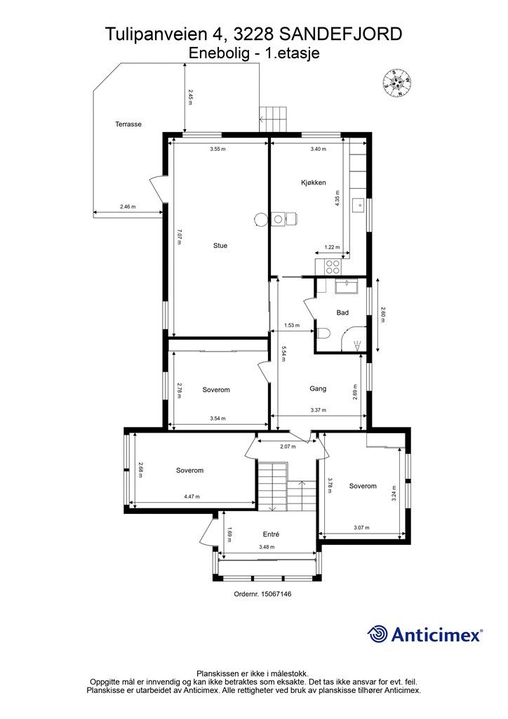 Plantegning 1.etasje