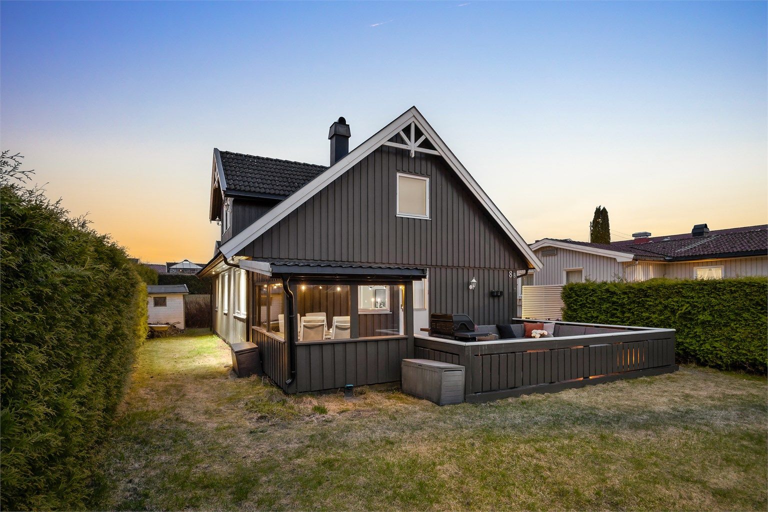 Velkommen til Borgine Sofies Vei 8B! 
Foto: Stine Jørgensen Prøitz