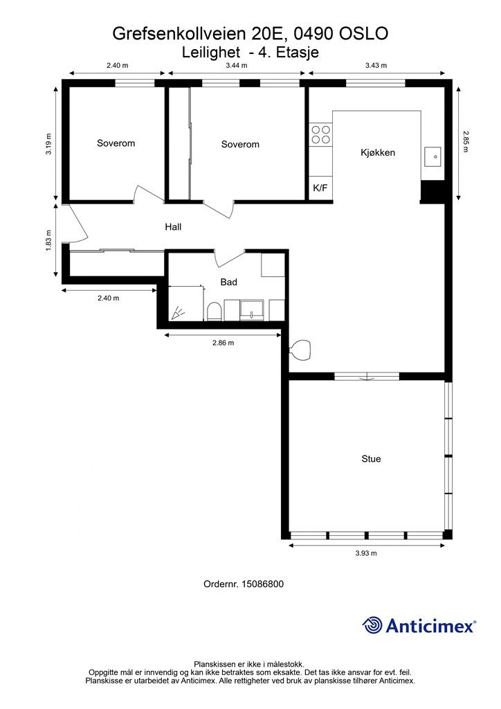 Planskisse - 4. etasje