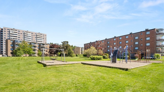 Borettslaget disponerer fine fellesområder.