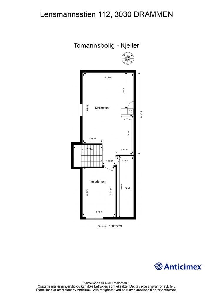Plantegning - Kjeller
