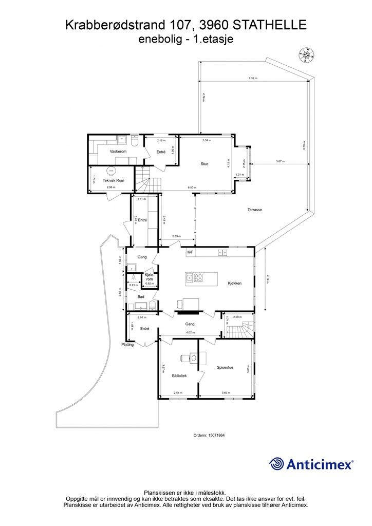Plantegning - 1. etasje
