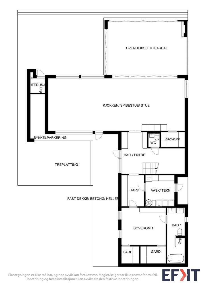 Plantegning 1. etasje