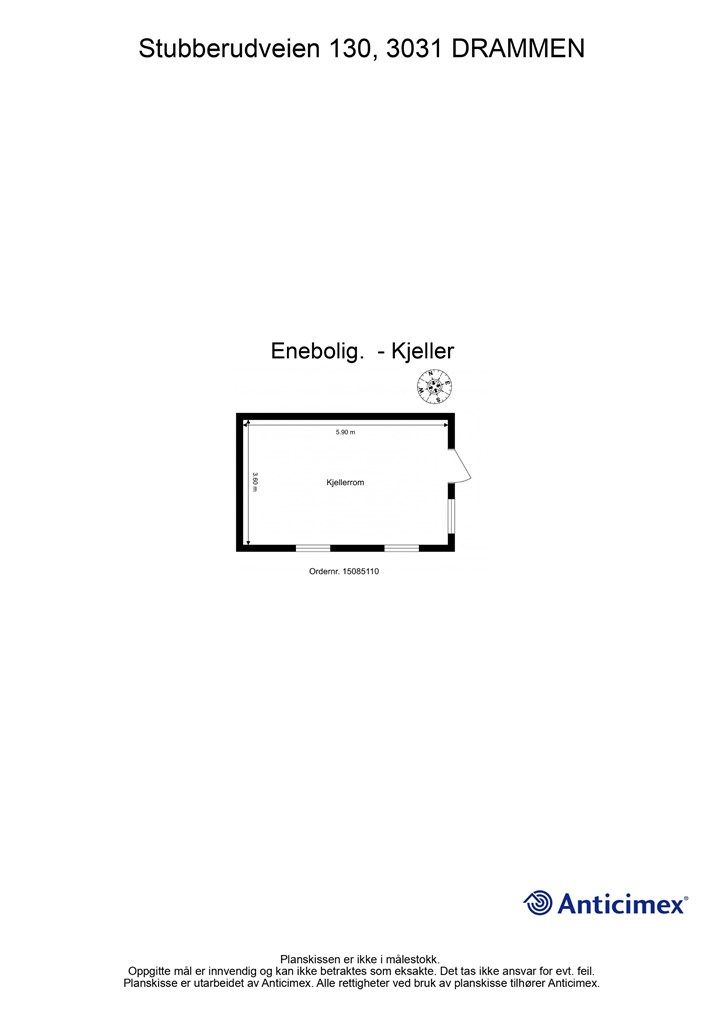 Plantegning - Kjeller