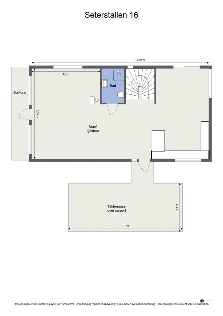 Plantegning - 2. etasje