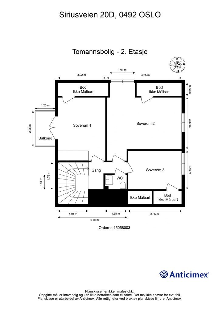 Planskisse 2. etasje
