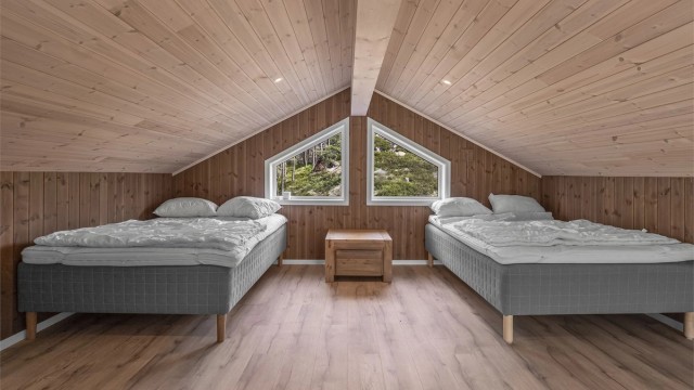 Hemsen er praktisk innredet (ikke godkjent til varig opphold)