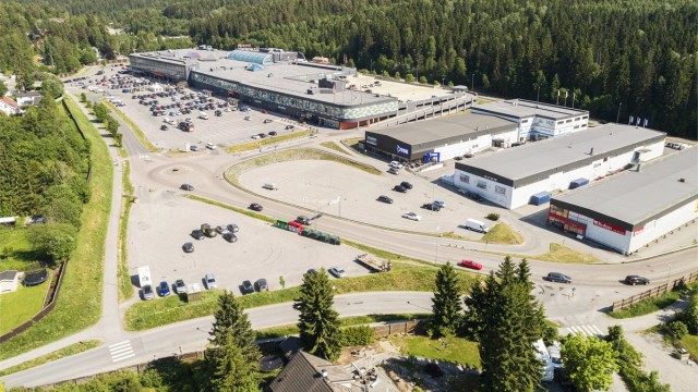 Alti Vinterbro, Jysk, Europris og Bohus ligger er noe av hva nærområdet kan by på av handel