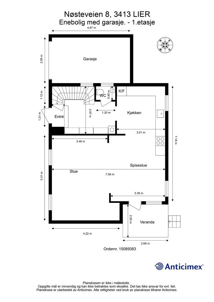 Plantegning - 1. etasje