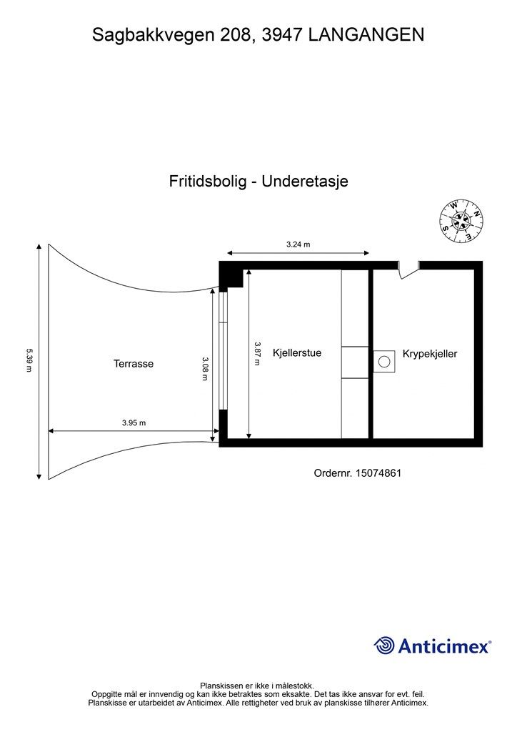 Plantegning - Kjeller