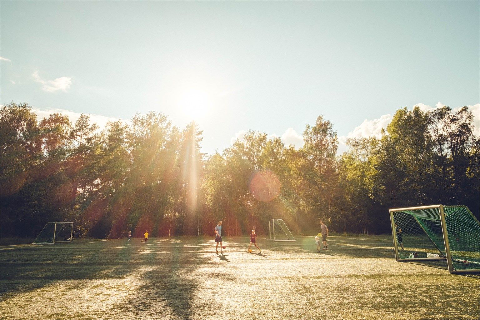 Fotballbane i "Myra" er like i nærheten
