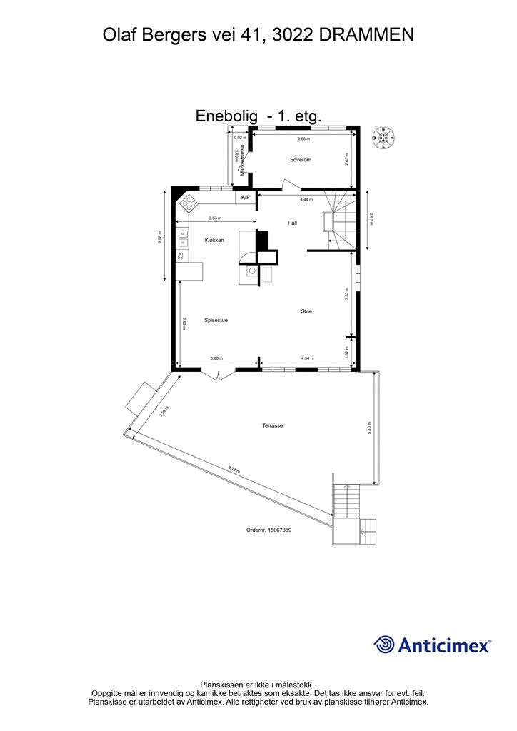 Plantegning - 1. etasje