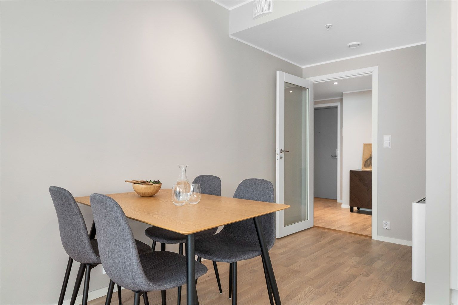 Koselig spiseområde i stuen