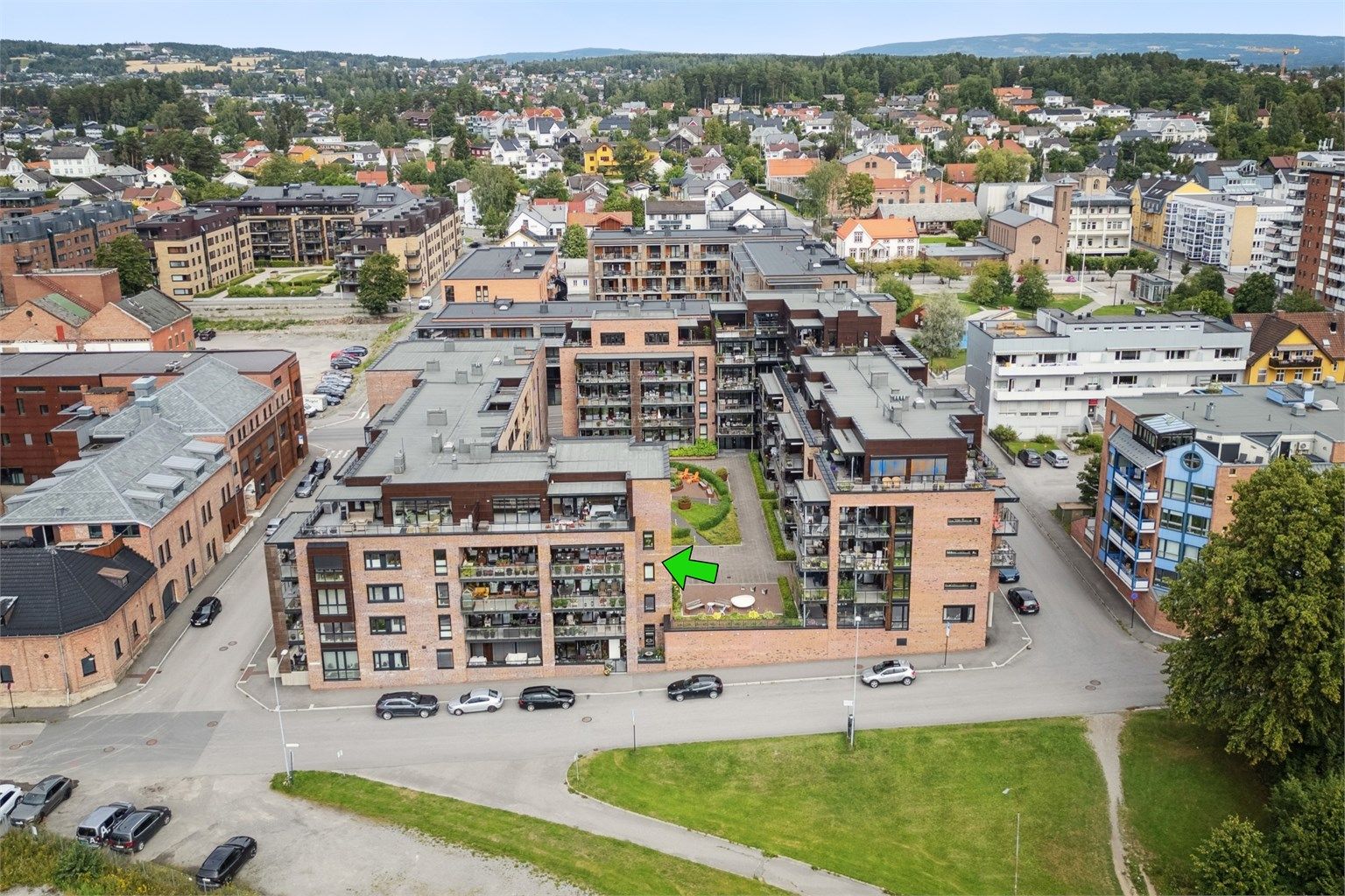 En populær beliggenhet med gangavstand til byens fasiliteter. 