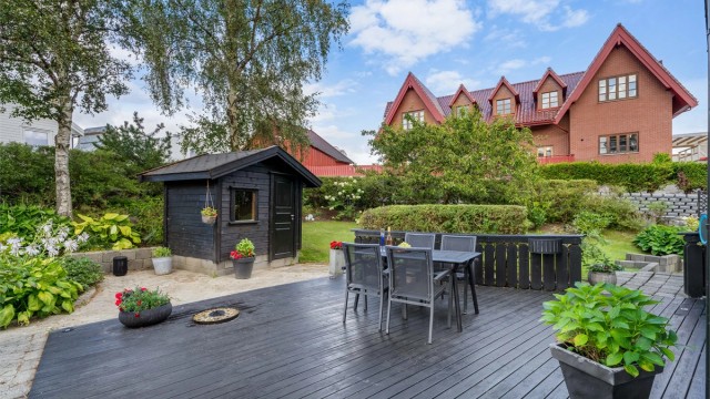 Terrasse på 28 m².