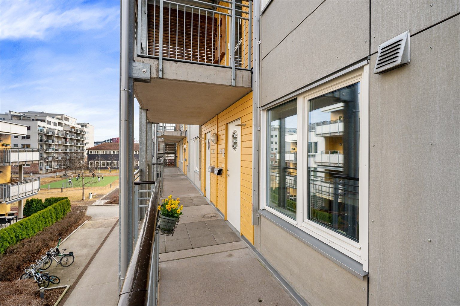 Leiligheten ligger i byggets 3. og 4.etasje