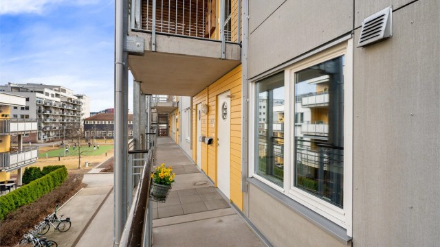 Leiligheten ligger i byggets 3. og 4.etasje