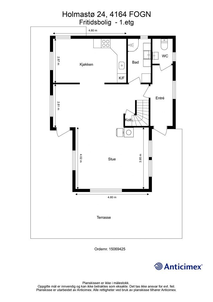Plantegning - 1. etasje