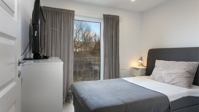 Soverom i hovedetasjen med nordvendt orientering