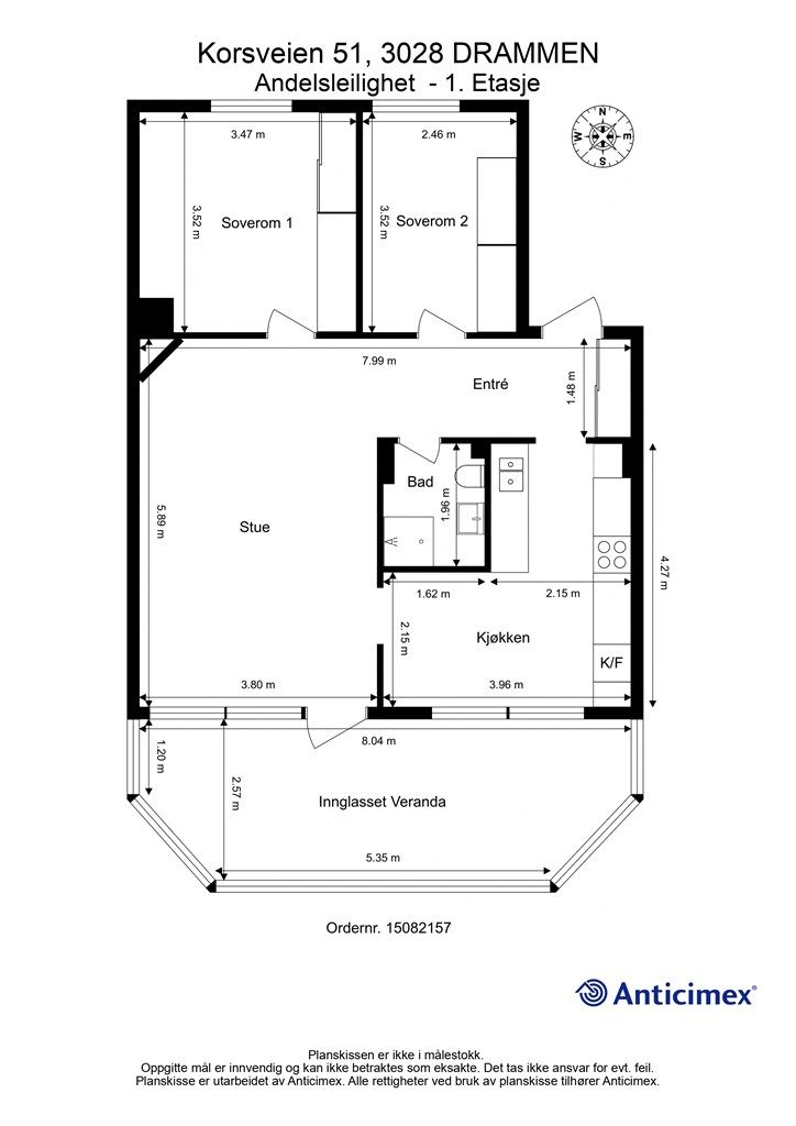 Plantegning - 1. etasje